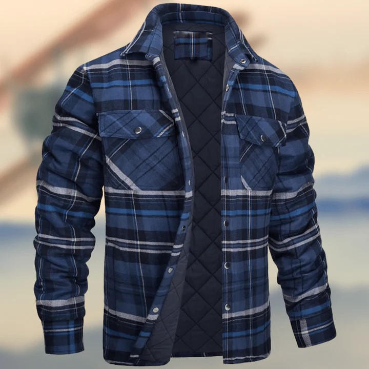 Mens Black Check Sherpa Lined Shirt  |  Shirts Mens Clothing Black