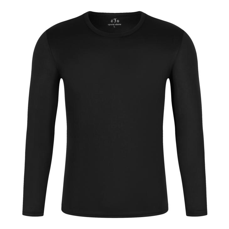 Mens Black Long Sleeve T-Shirt  |  T-Shirts & Tops Loungewear Black