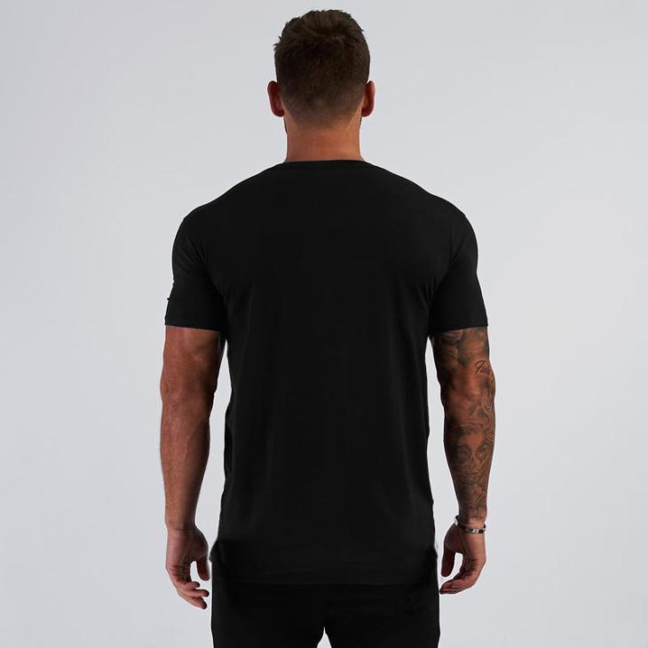 Mens Black Slim Fit Pocket T-Shirt  |  T-Shirts & Tops Loungewear Black