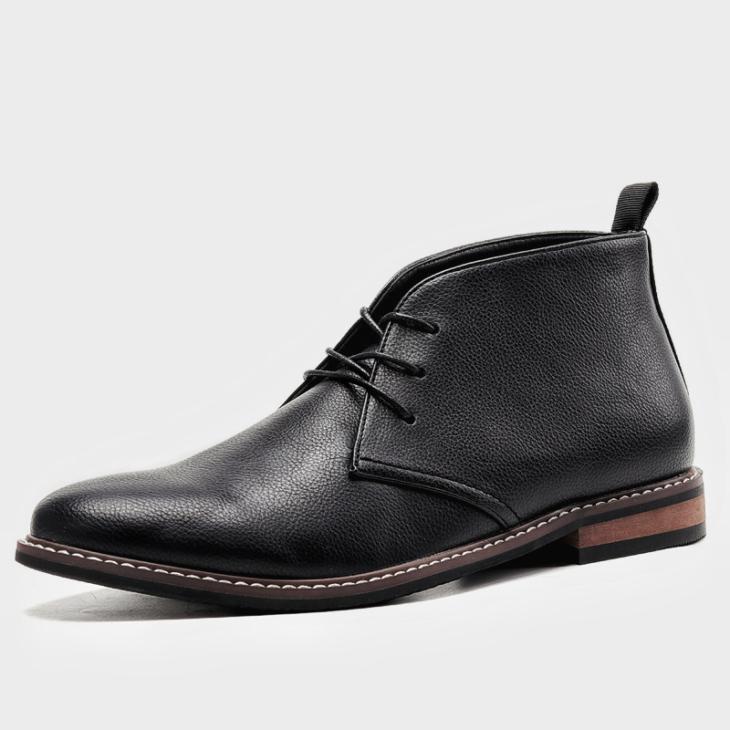 Mens Charcoal Plain Desert Boots  |  Boots Boots Boots