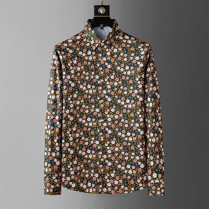 Mens Clock Printed Shirt  |  Shirts Mens Clothing Mens