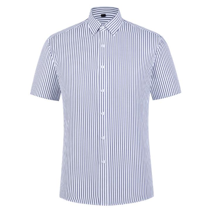 Mens Coral And White Vertical Stripe Shirt  |  Shirts Mens Clothing Mens