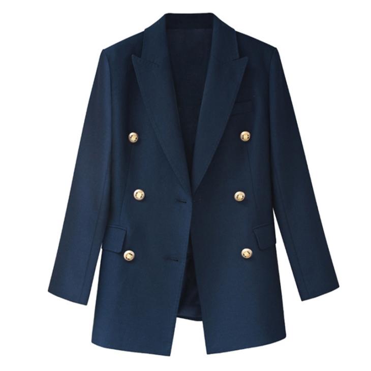 Mens Double-Breasted Buttoned Blazer  |  Jackets And Blazers Jackets And Blazers Jackets And Blazers