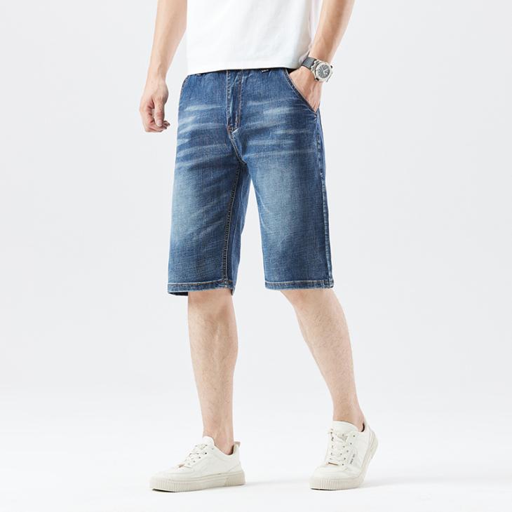 Mens Light Blue Denim Shorts  |  Shorts Mens Clothing Blue