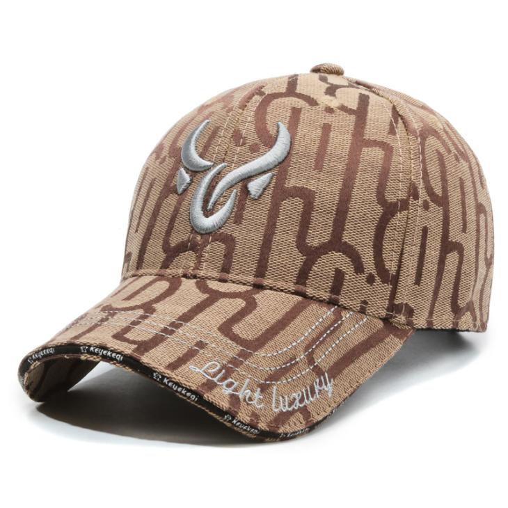 Mens Monogrammed Jacquard Cap  |  Hats Hats Black