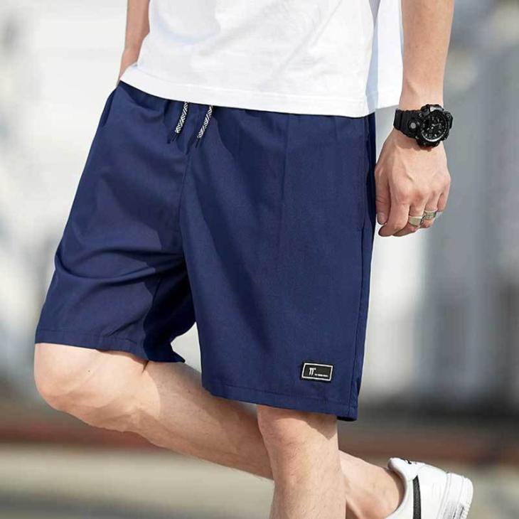 Mens Pale Blue Casual Drawstring Sweat Shorts  |  Sportswear Loungewear Blue