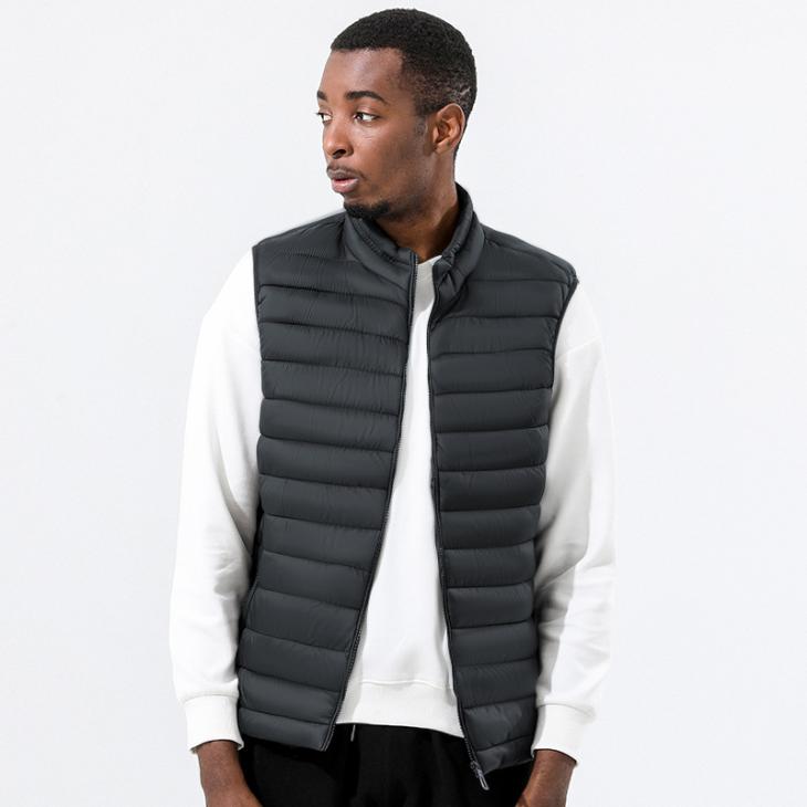 Mens Plain Navy Padded Gilet  |  Coats & Jackets Coats & Jackets Blue