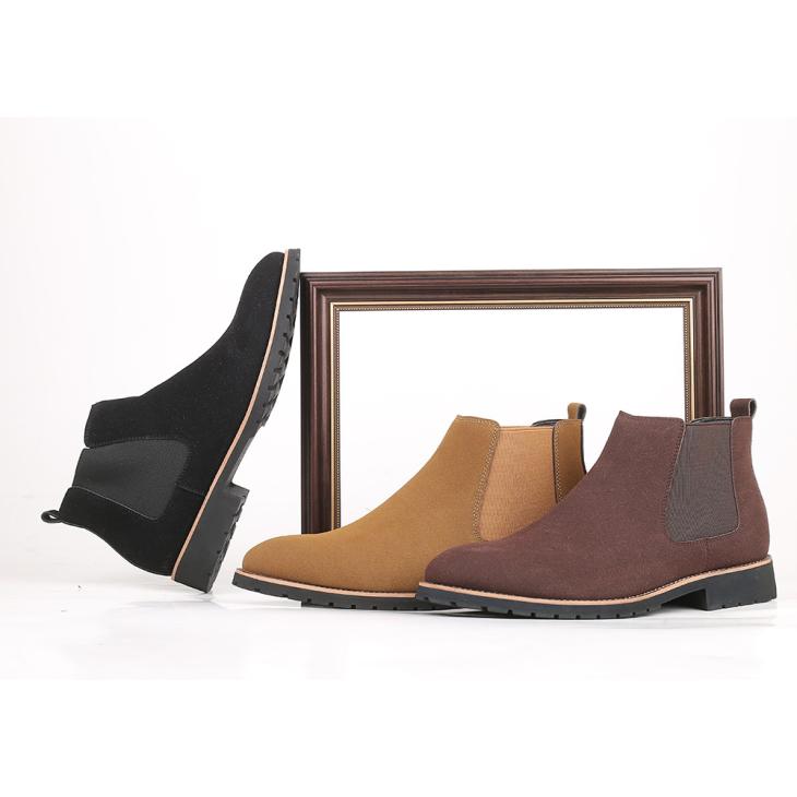 Mens Tan Plain Chelsea Boots  |  Boots Boots Boots