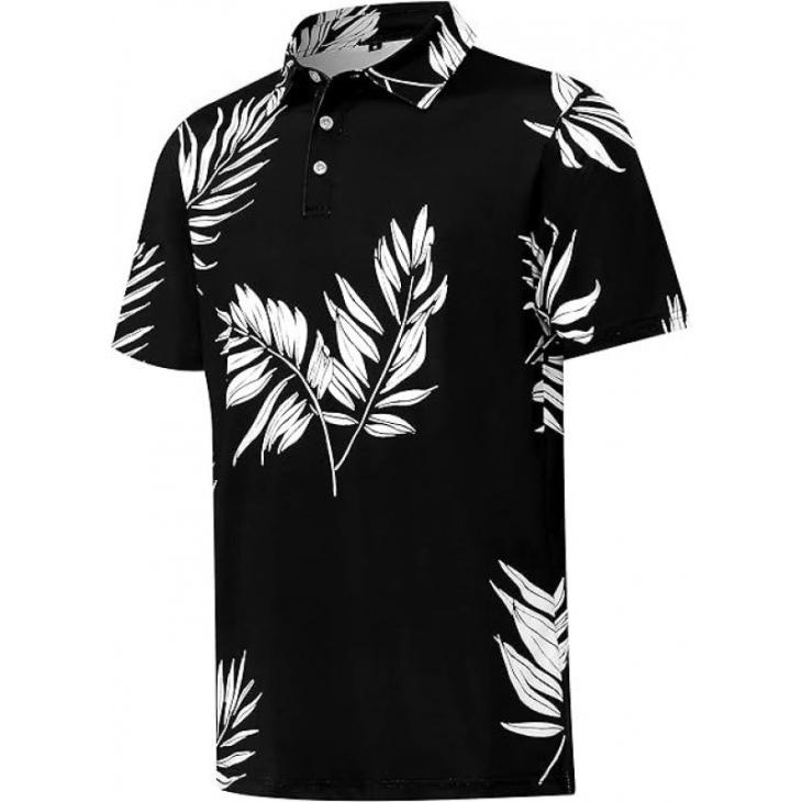 Mens Vintage  T-Shirt With Palm Tree Print  |  T-Shirts & Tops Mens Clothing Black