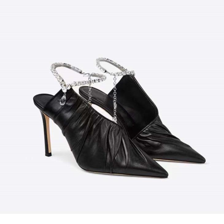 Womens Eden Pumps In Gathered Lambskin  |  High Heels & Pumps High Heels & Pumps Black