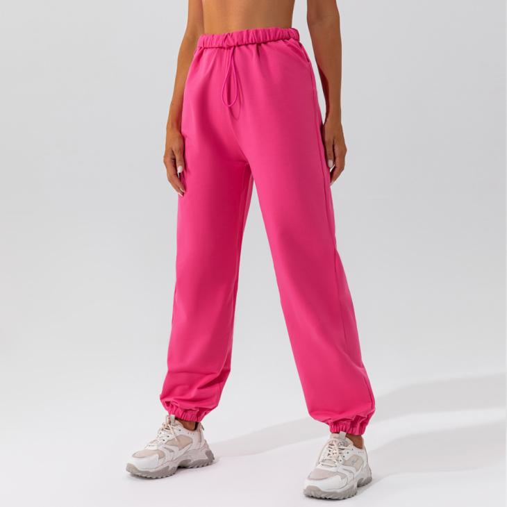 Womens Green La Slogan Joggers  |  Trousers Active & Sportswear Active & Sportswear