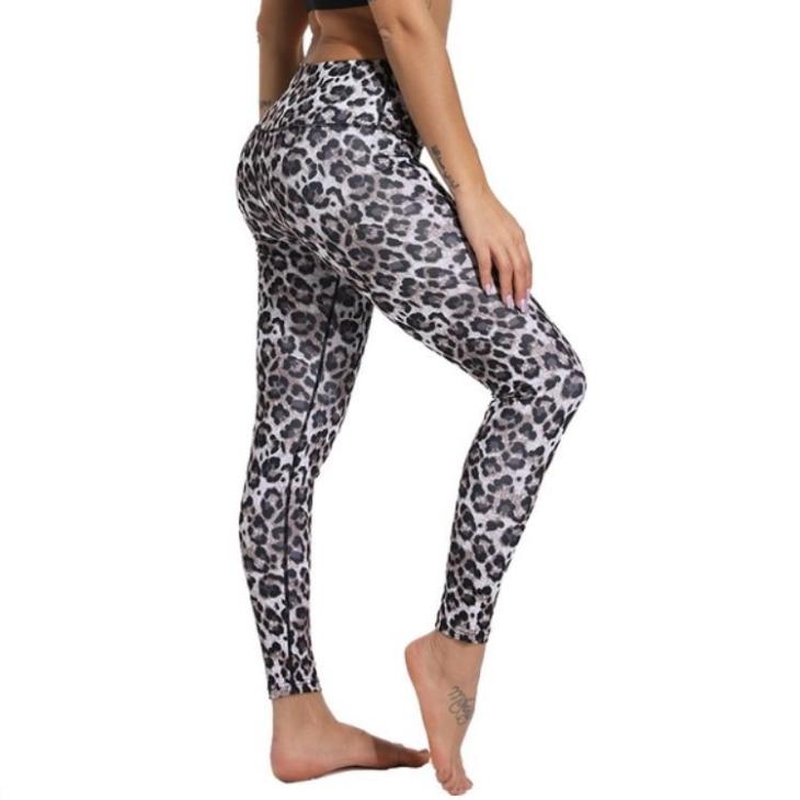 Womens Khaki Animal Print Leggings  |  Active & Sportswear Active & Sportswear Active & Sportswear