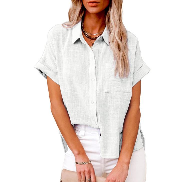 Womens Sage Stripe Short Sleeve Shirt  |  Shirts & Blouses Shirts & Blouses Green