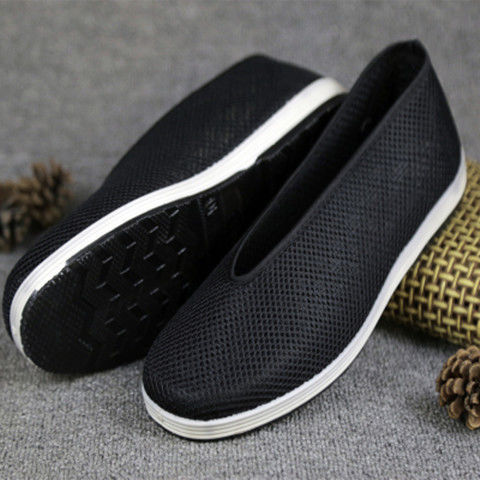 Womens Textured Black Slip On Trainers  |  Trainers Shoes Black